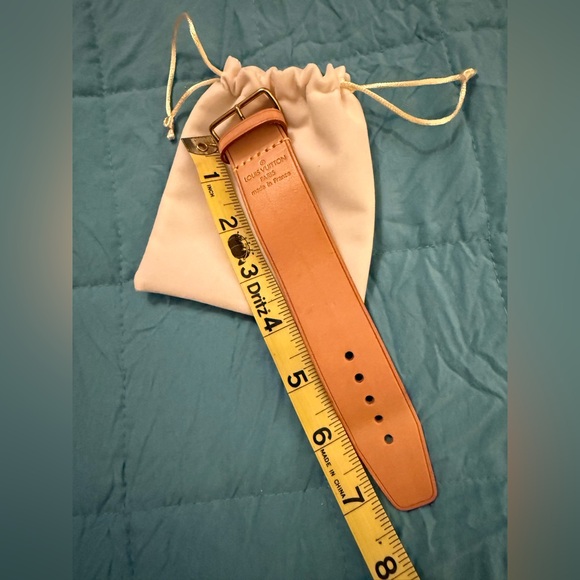 Authentic Louis Vuitton Vachetta Light Brown Leather Strap - Picture 4 of 6